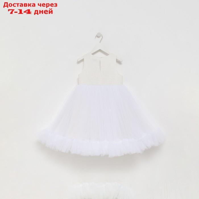 Платье для девочки MINAKU: PartyDress цвет белый, рост 116 - фото 9 - id-p227121578