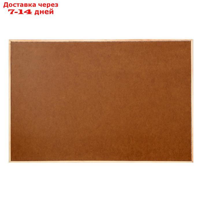 Доска магнитно-маркерная Calligrata, 100 х 150 см, в деревянной рамке, морилка тёмная - фото 3 - id-p227103279
