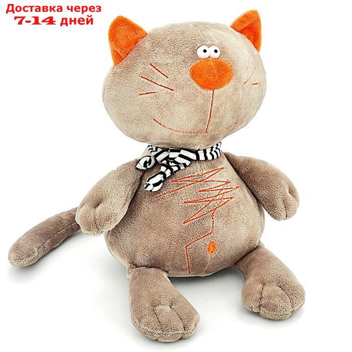 Мягкая игрушка "Кот Батон", цвет серый, 30 см - фото 1 - id-p226942403