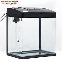 Аквариум SeaStar LS-380F, 30 л, черный (в комплекте LED-лампа, -топ-фильтр)