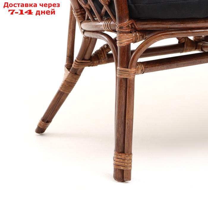 Набор садовой мебели "Индо" 4 предмета: 2 кресла, 1 диван, 1 стол, зеленый - фото 4 - id-p227114450