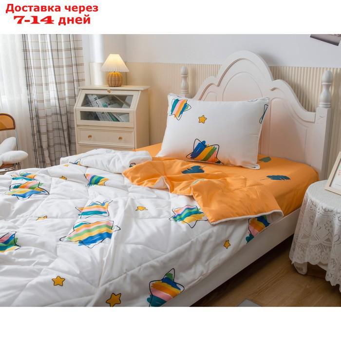 Комплект детский с одеялом "Листья", размер 160х220 см, 160х230 см, 50х70 см - фото 2 - id-p227128825