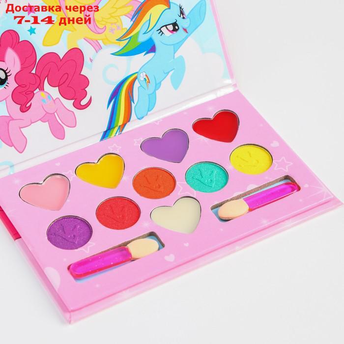 Набор косметики My Little Pony, тени 5 цв по 1,3 гр, блеск 5 цв по 0,8 гр - фото 2 - id-p227110800