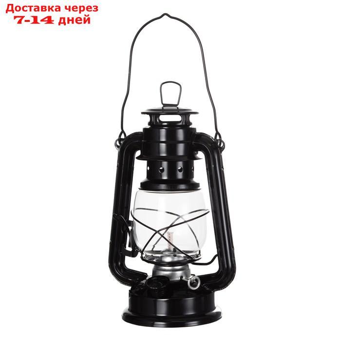 Керосиновая лампа декоративная черный 11,5х15х23 см - фото 2 - id-p227127841