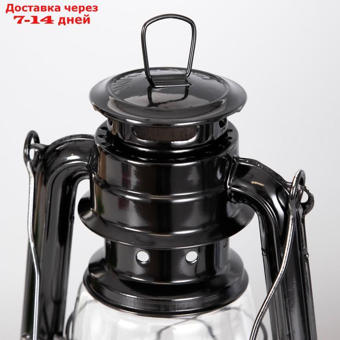 Керосиновая лампа декоративная черный 11,5х15х23 см - фото 6 - id-p227127841