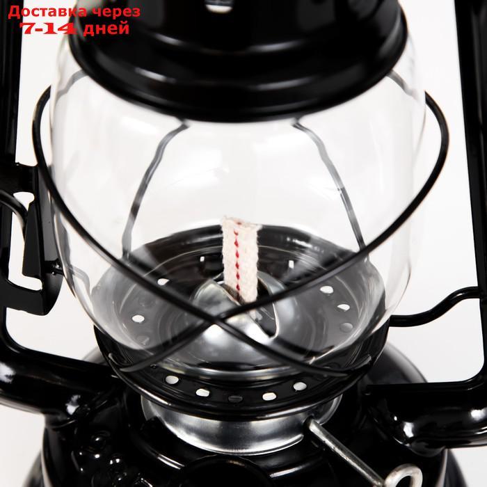 Керосиновая лампа декоративная черный 11,5х15х23 см - фото 8 - id-p227127841