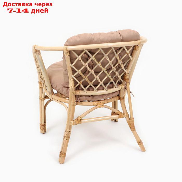 Набор садовой мебели "Индо" 4 предмета: 2 кресла, 1 диван, 1 стол, бежевый - фото 8 - id-p227114452