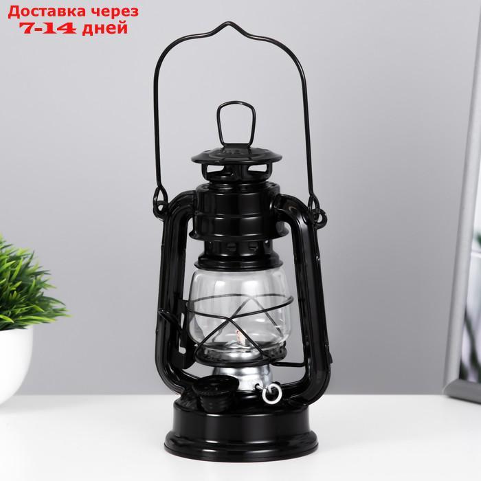 Керосиновая лампа декоративная черный 9,5х12,5х19 см - фото 1 - id-p227127843