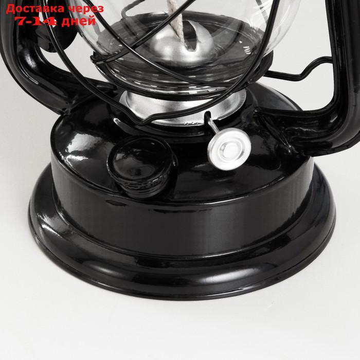 Керосиновая лампа декоративная черный 14х18х27,5 см - фото 4 - id-p227127844