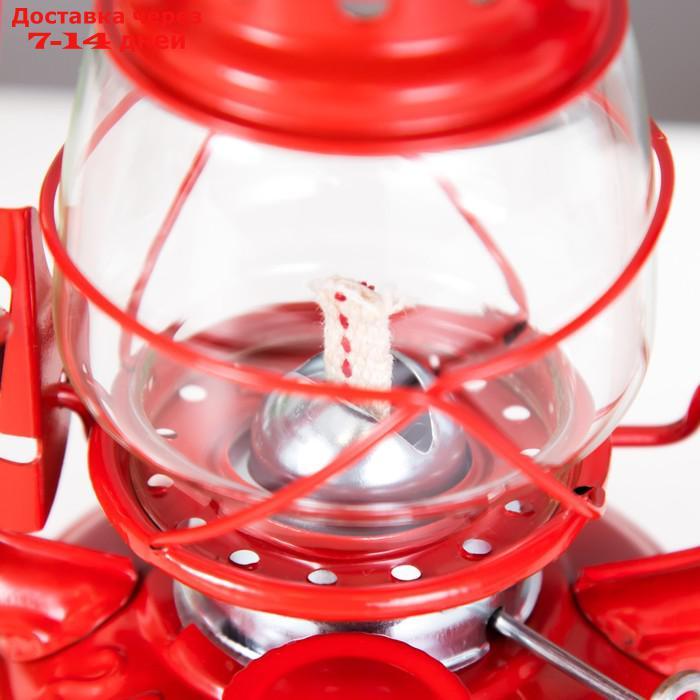Керосиновая лампа декоративная красный 9,5х12,5х19 см - фото 8 - id-p227127846