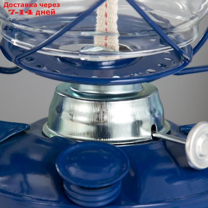Керосиновая лампа декоративная синий 14х18х27,5 см - фото 6 - id-p227127847