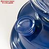 Керосиновая лампа декоративная синий 14х18х27,5 см, фото 9