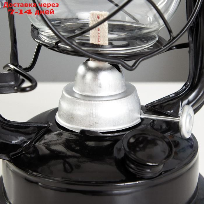 Керосиновая лампа декоративная черный 14х18х30 см - фото 6 - id-p227127848