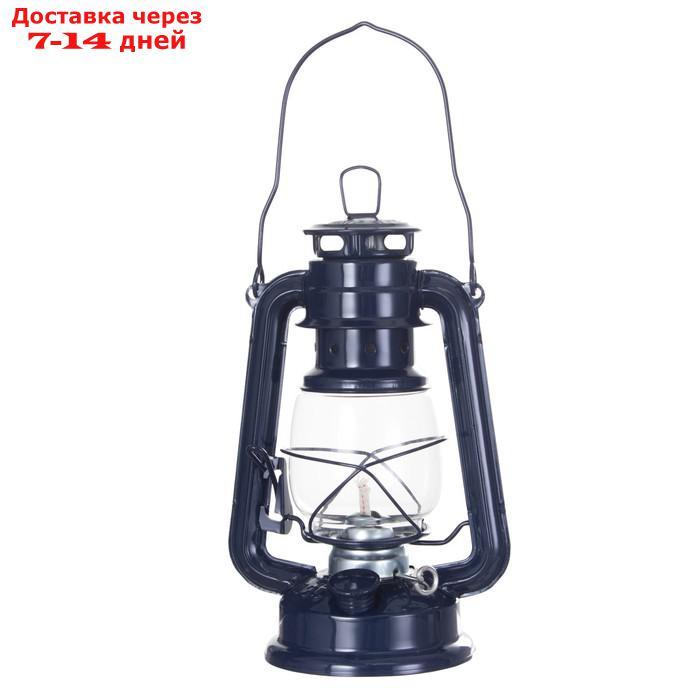Керосиновая лампа декоративная синий 11,5х15х23 см - фото 2 - id-p227127849