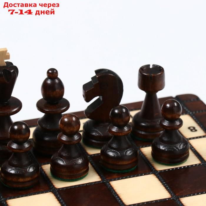 Шахматы "Жемчуг", 28 х 28 см, король h=6.5 см, пешка h-3 см - фото 5 - id-p227128831
