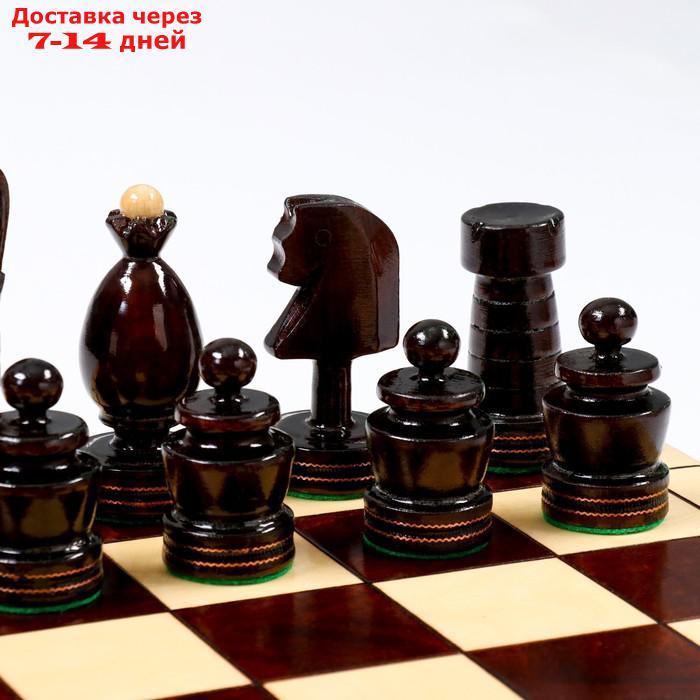 Шахматы "Королевские", 49 х 49см, король h=12 см , пешка h-6 см - фото 5 - id-p227128832