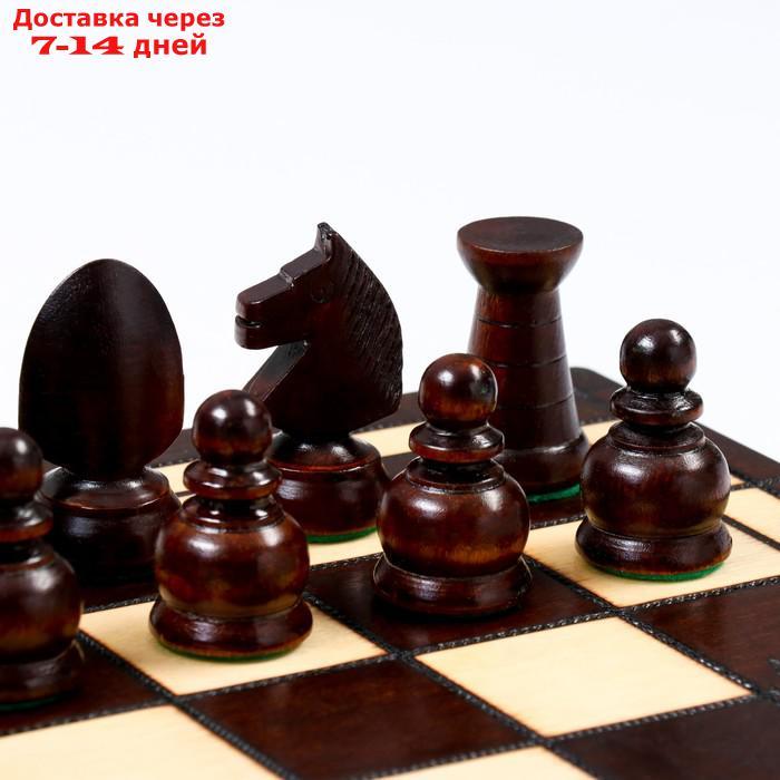 Шахматы "Королевские", 44 х 44 см, король h=8 см, пешка h-4.5 см - фото 5 - id-p227128834