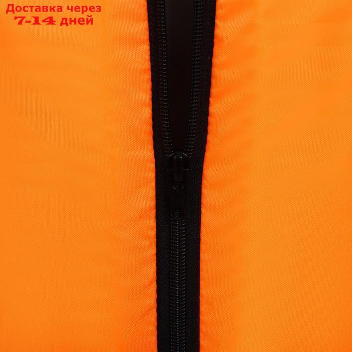 Жилет страховочный YUGANA, регулируемый, размер 48-54, оранжевый - фото 6 - id-p227112702