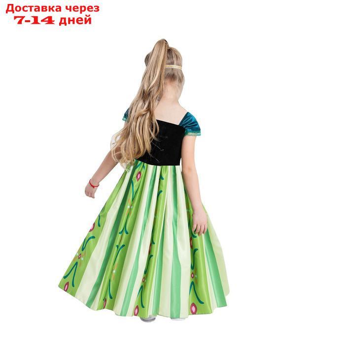 Карнавальный костюм "Анна", юбка на резинке, корсет, диадема, р.32, рост 128 см - фото 2 - id-p227122757
