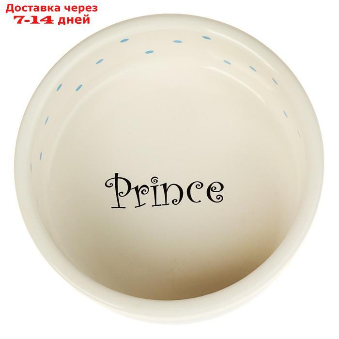 Миска керамическая "Prince", 400 мл, голубая - фото 3 - id-p227108966
