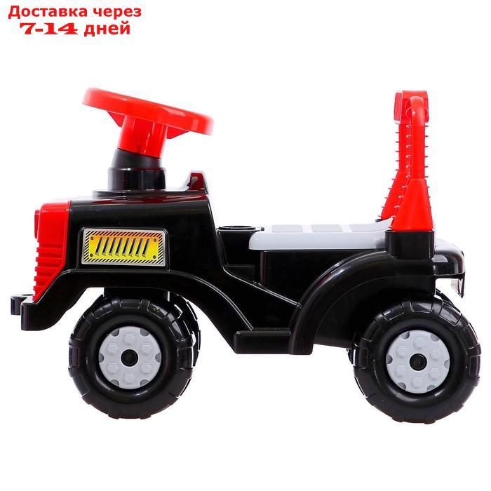 Машинка детская "Трактор", цвет чёрный - фото 2 - id-p226943178