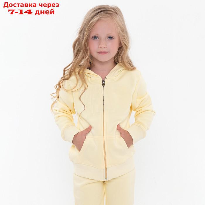 Костюм для девочки GAP (толстовка, брюки), цвет жёлтый, рост 104 см (4 года) - фото 4 - id-p227123888