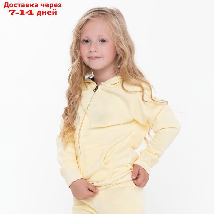 Костюм для девочки GAP (толстовка, брюки), цвет жёлтый, рост 104 см (4 года) - фото 5 - id-p227123888