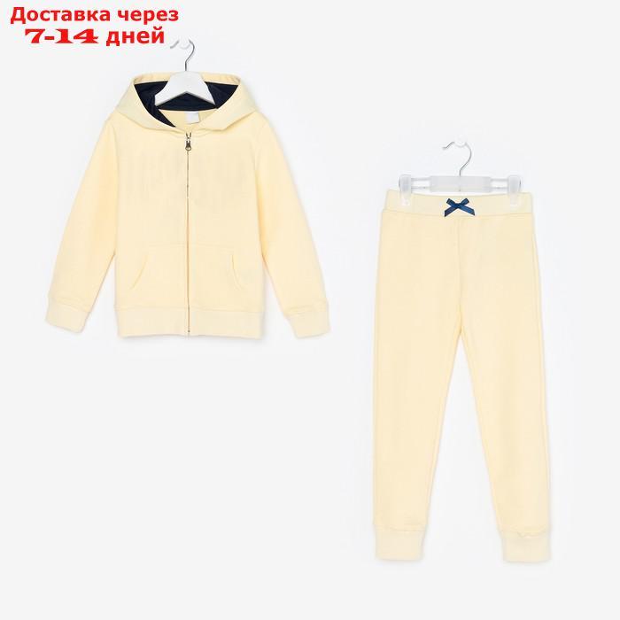Костюм для девочки GAP (толстовка, брюки), цвет жёлтый, рост 104 см (4 года) - фото 7 - id-p227123888