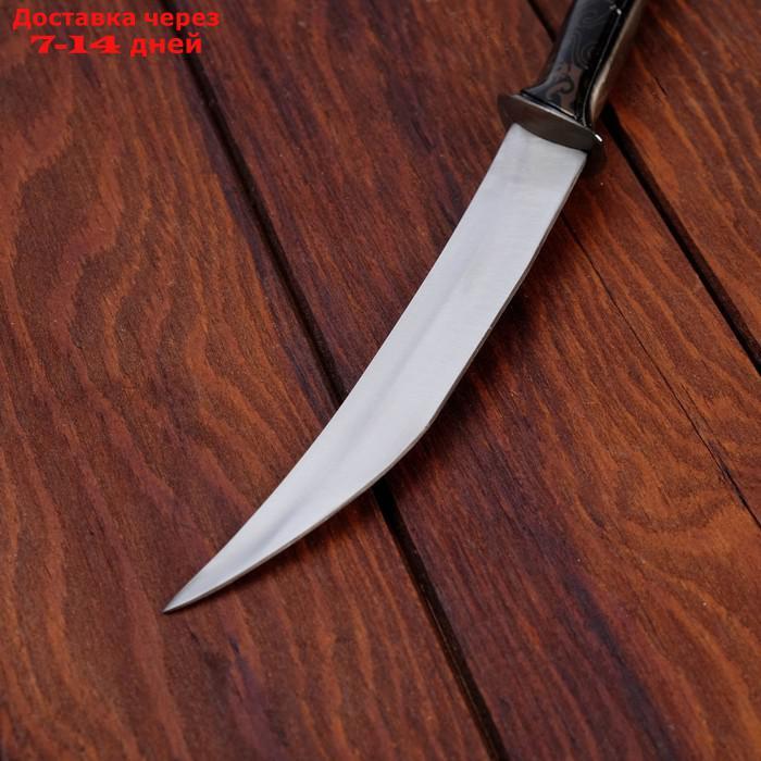 Нож черный в чехле (узор) пластик, 28 см - фото 5 - id-p226967515