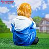 Садовая фигура "Мальчик с книгой" 30*26*43 см цветной, фото 3