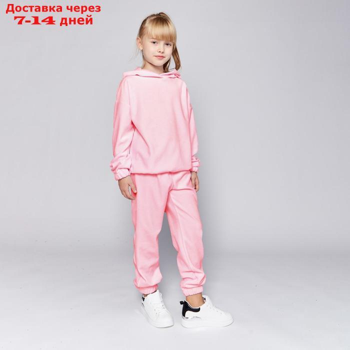 Комплект для девочки (худи, брюки) MINAKU цвет св-розовый, рост 140 - фото 1 - id-p226957018
