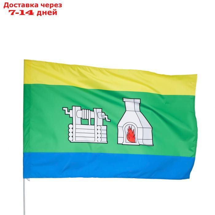 Флаг Екатеринбурга 90 х 135 см, полиэфирный шёлк, без древка - фото 2 - id-p227114471