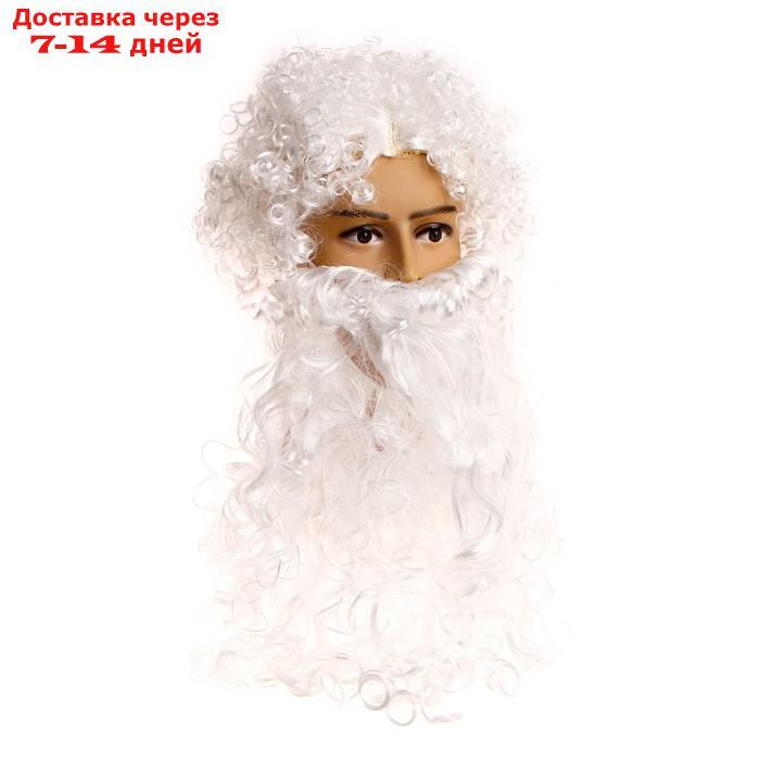 Карнавальный набор "Посейдона", парик, борода,трезубец - фото 2 - id-p227114472