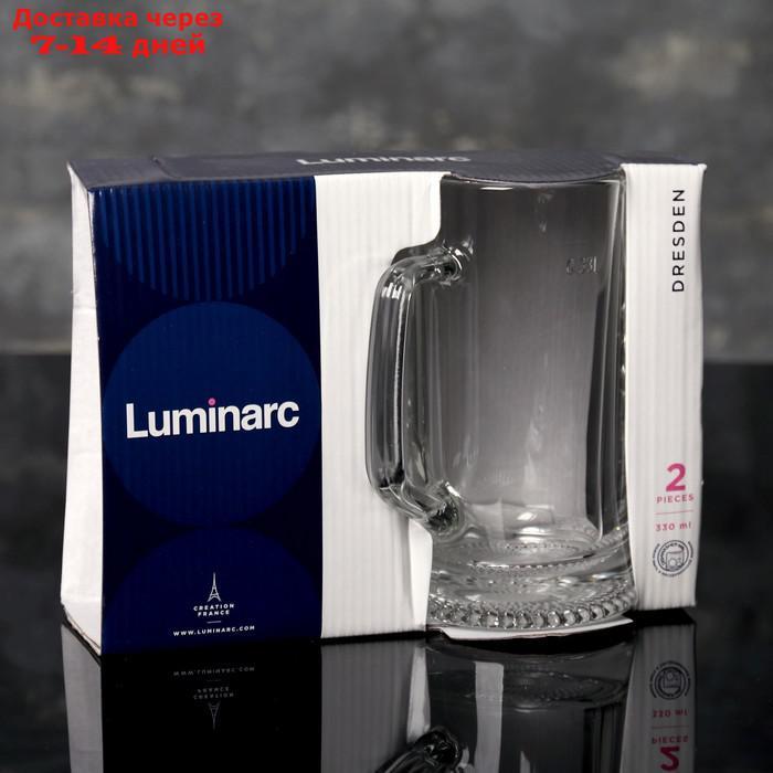 Набор кружек для пива Luminarc "Дрезден", 330 мл, 2 шт - фото 4 - id-p227101306