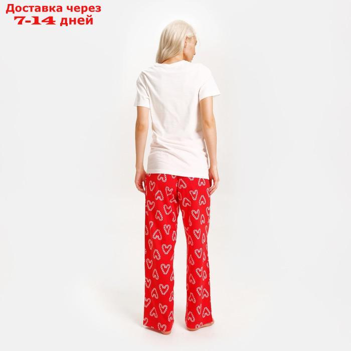 Пижама новогодняя женская (футболка и брюки) KAFTAN Girl, размер 48-50 - фото 3 - id-p227122768