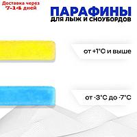 Парафины для лыж, комплект из 2 брусков, Ж-С, (от +1°C и выше, от -3 до -7°C), 200 г