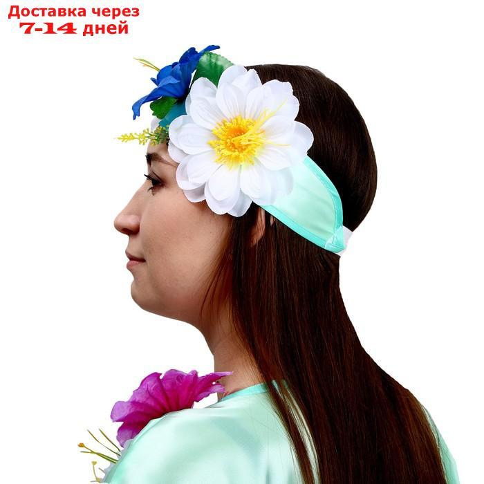 Карнавальный костюм "Весна", взрослый, платье, головной убор - фото 3 - id-p227107156