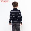 Джемпер для мальчика , цвет тёмно-синий/белый, рост 104 см (4 года), фото 4