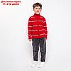 Джемпер для мальчика , цвет красный/белый, рост 104 см (4 года), фото 3
