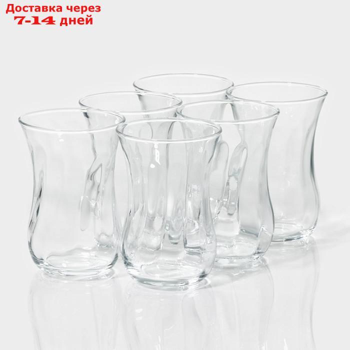 Набор стаканов армуду "Классик", 100 мл, 5,7×8,3 см, 6 шт - фото 1 - id-p227112784