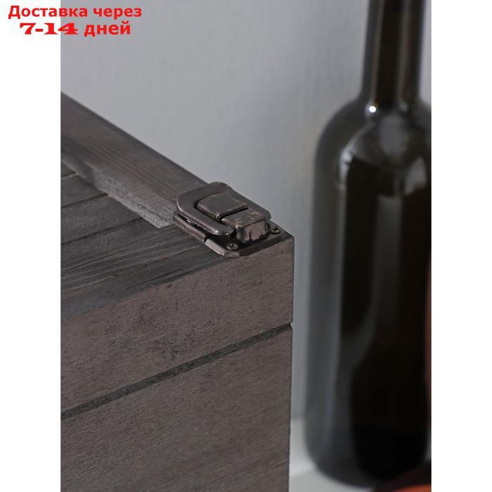 Ящик для хранения вина "Карибы", 34,5×27×18,3 см, на 6 бутылок - фото 9 - id-p227101310