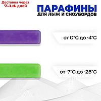 Парафины для лыж, комплект из 2 брусков, Ф-З, (от 0 до -25°C), 80 г