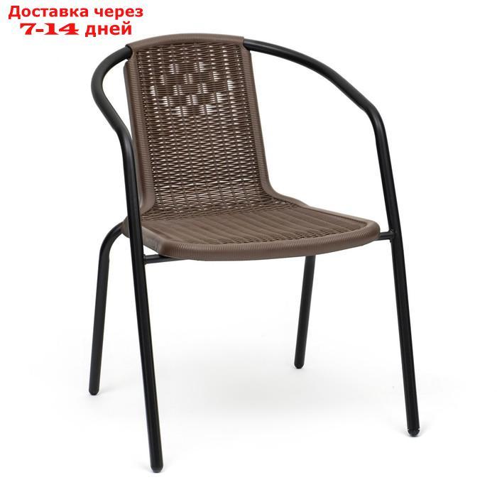 Кресло садовое, коричневое