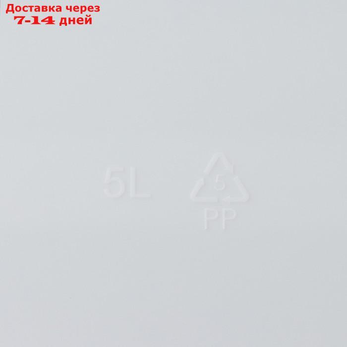 Кашпо со вставкой Laurel, 5 л, 35,4×15,2×15 см, цвет белый - фото 4 - id-p227115610