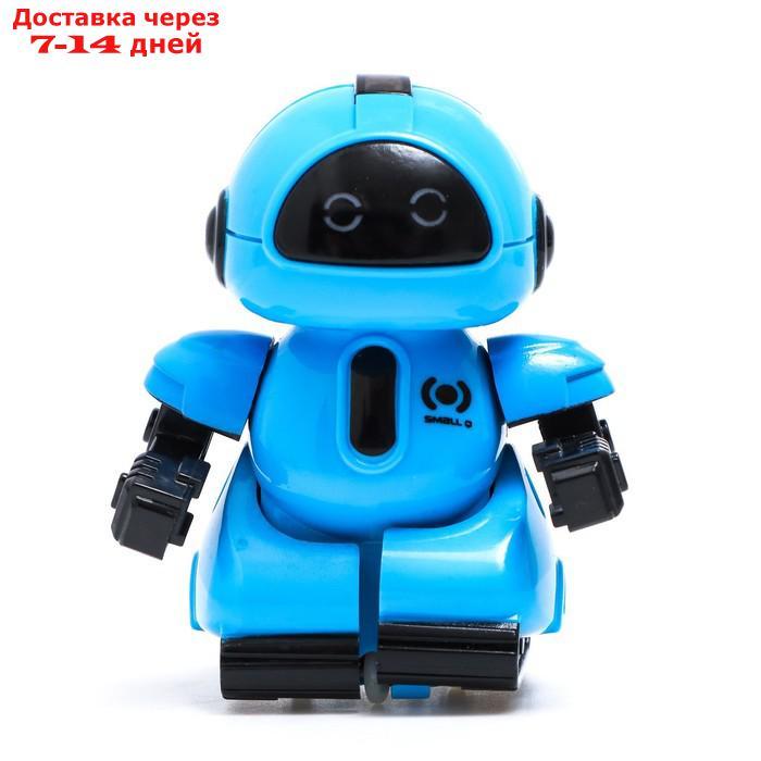 Робот радиоуправляемый "Минибот", световые эффекты, цвет синий - фото 2 - id-p227117828