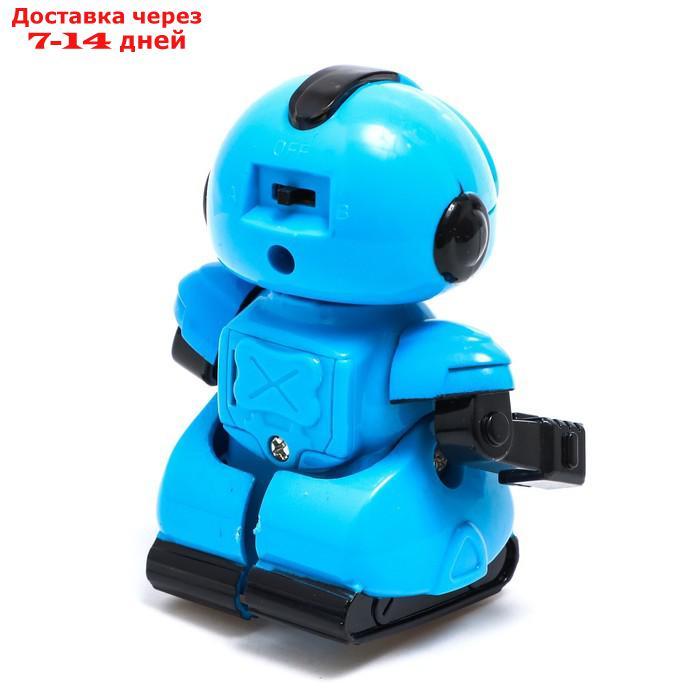 Робот радиоуправляемый "Минибот", световые эффекты, цвет синий - фото 3 - id-p227117828