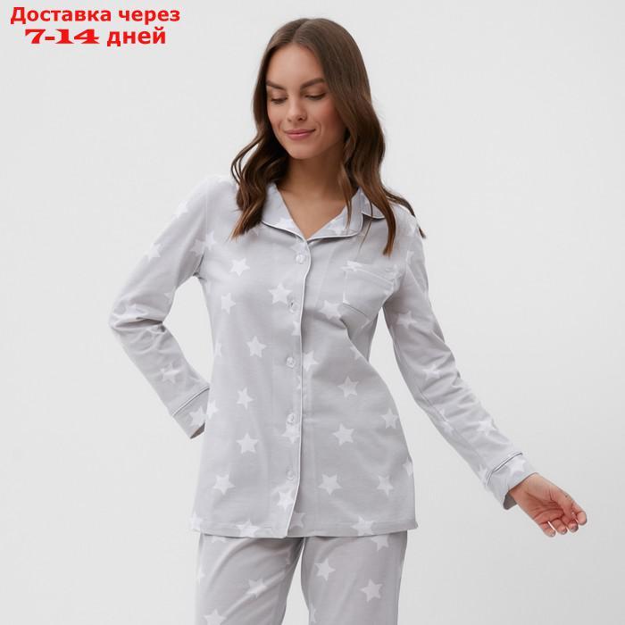 Пижама женская (рубашка и брюки) KAFTAN "Star" р. 40-42 - фото 3 - id-p227119104