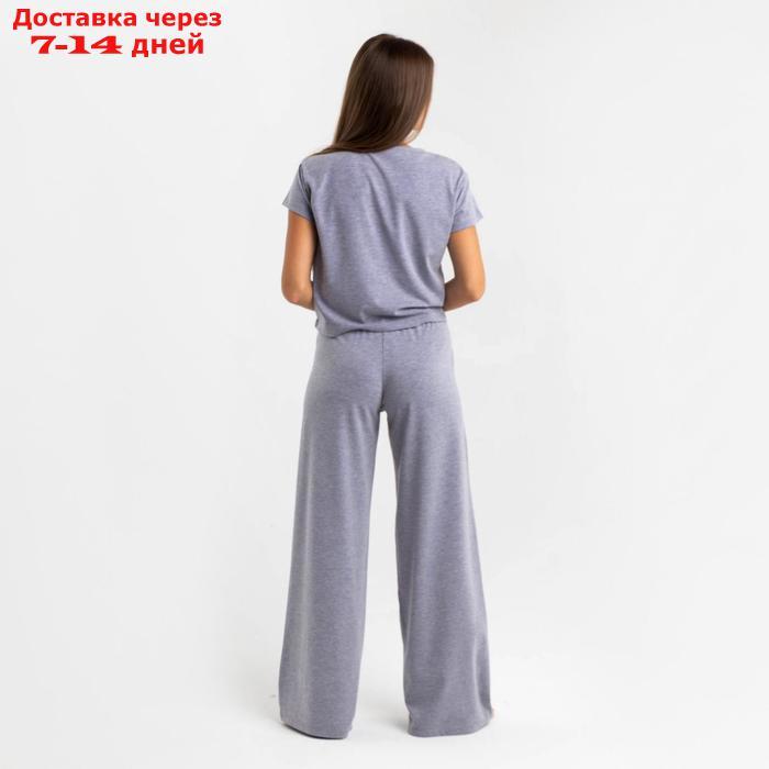 Комплект женский (футболка и брюки) KAFTAN "Basic" р. 40-42, серый - фото 6 - id-p227119106