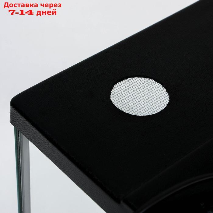 Террариум с раздвижными дверцами 30 л, черный 30х30х35 см - фото 10 - id-p227097963