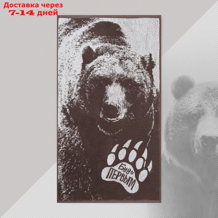 Полотенце махровое "Этель" Медведь 50х90 см, 100% хл, 420 гр/м2 - фото 1 - id-p227105002